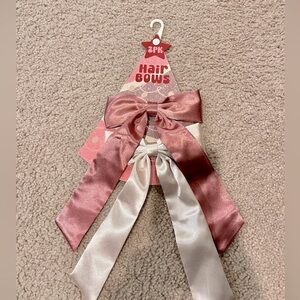 Ladies trending large HAIR BOWS ribbon barettes steel hairpin